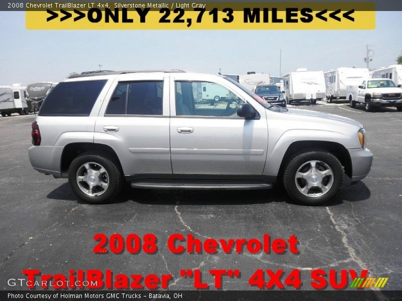 Silverstone Metallic / Light Gray 2008 Chevrolet TrailBlazer LT 4x4