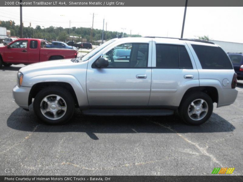 Silverstone Metallic / Light Gray 2008 Chevrolet TrailBlazer LT 4x4