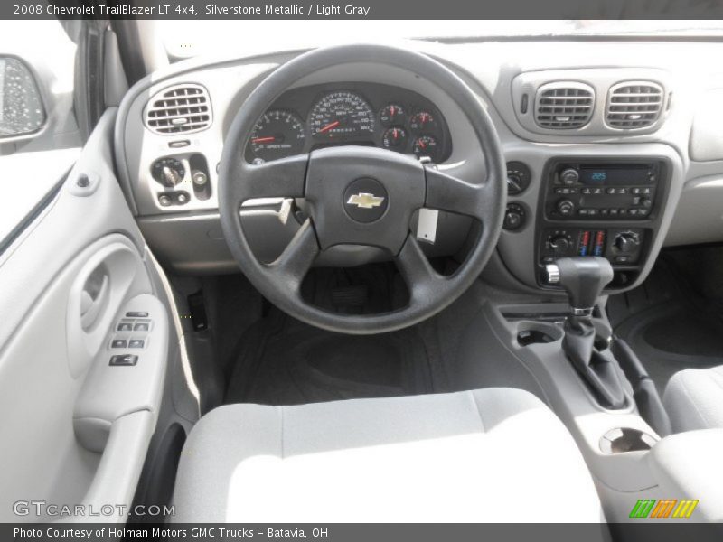 Silverstone Metallic / Light Gray 2008 Chevrolet TrailBlazer LT 4x4
