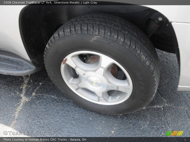 Silverstone Metallic / Light Gray 2008 Chevrolet TrailBlazer LT 4x4