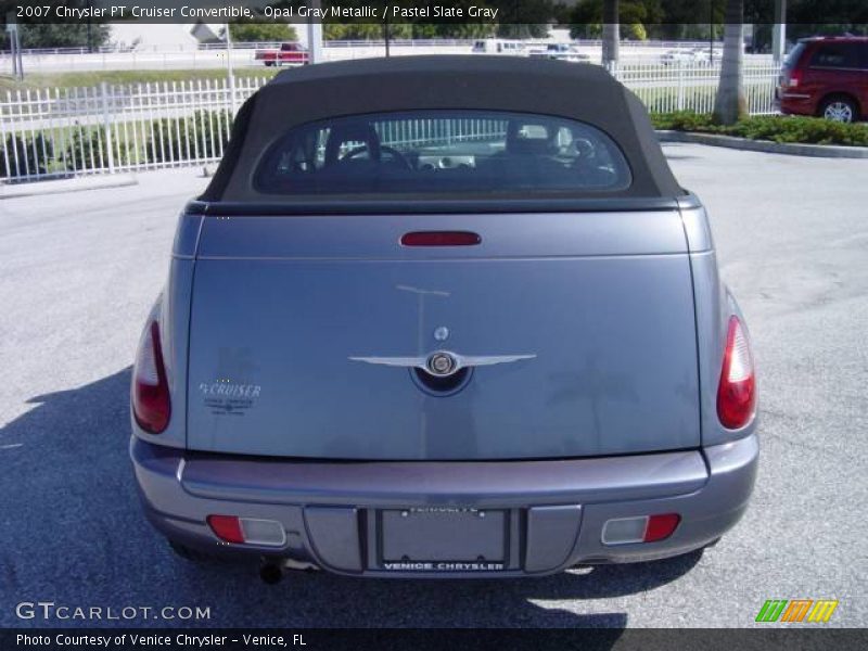 Opal Gray Metallic / Pastel Slate Gray 2007 Chrysler PT Cruiser Convertible