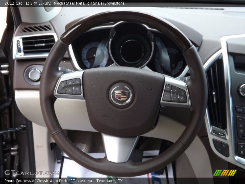 Mocha Steel Metallic / Shale/Brownstone 2012 Cadillac SRX Luxury