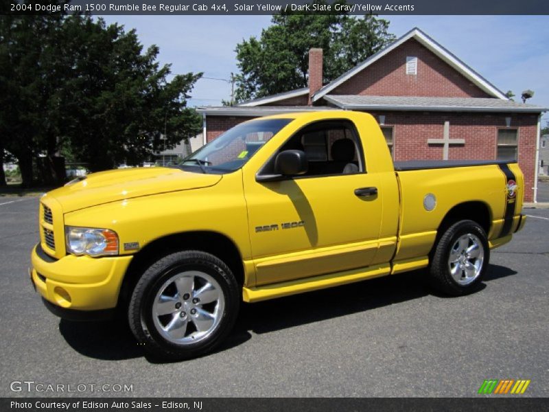 Solar Yellow / Dark Slate Gray/Yellow Accents 2004 Dodge Ram 1500 Rumble Bee Regular Cab 4x4