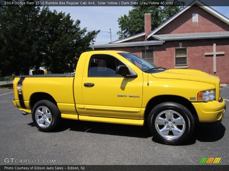 Solar Yellow / Dark Slate Gray/Yellow Accents 2004 Dodge Ram 1500 Rumble Bee Regular Cab 4x4