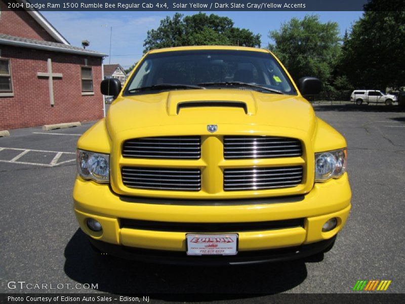 Solar Yellow / Dark Slate Gray/Yellow Accents 2004 Dodge Ram 1500 Rumble Bee Regular Cab 4x4