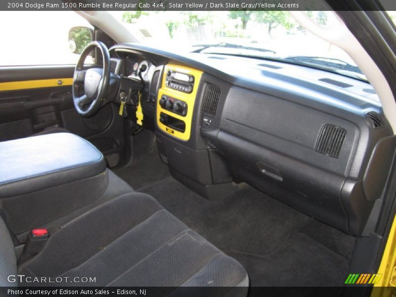 Solar Yellow / Dark Slate Gray/Yellow Accents 2004 Dodge Ram 1500 Rumble Bee Regular Cab 4x4