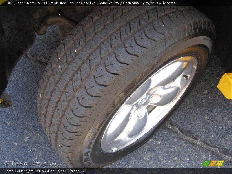 Solar Yellow / Dark Slate Gray/Yellow Accents 2004 Dodge Ram 1500 Rumble Bee Regular Cab 4x4