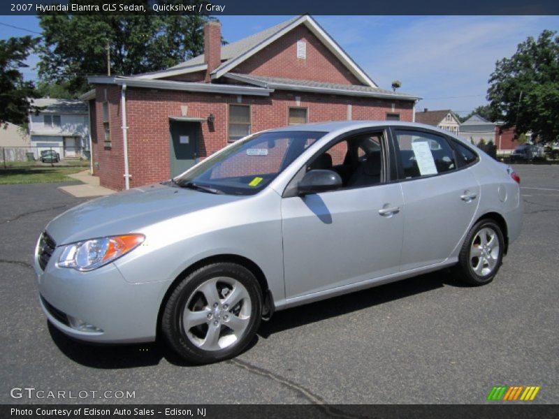 Quicksilver / Gray 2007 Hyundai Elantra GLS Sedan