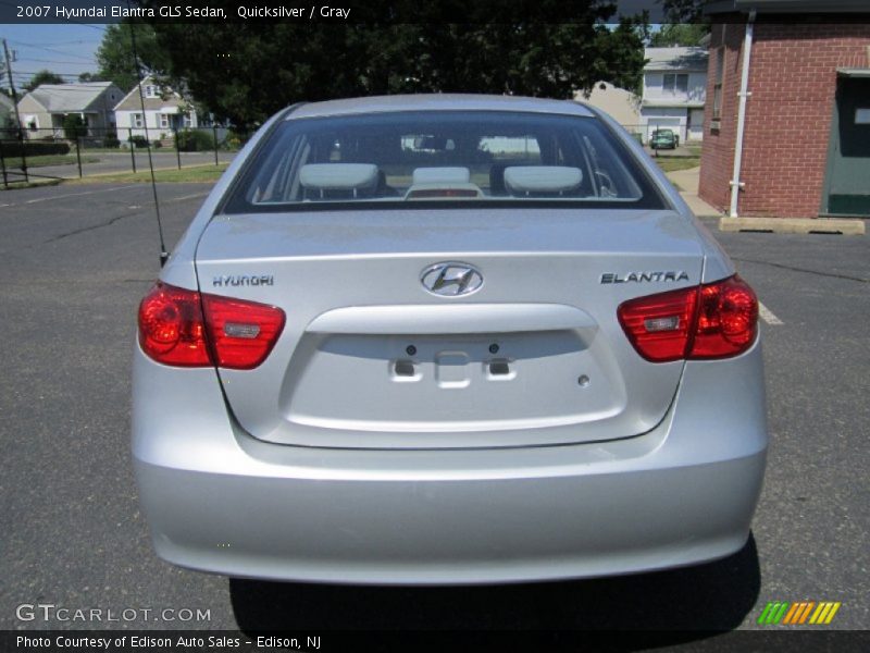 Quicksilver / Gray 2007 Hyundai Elantra GLS Sedan