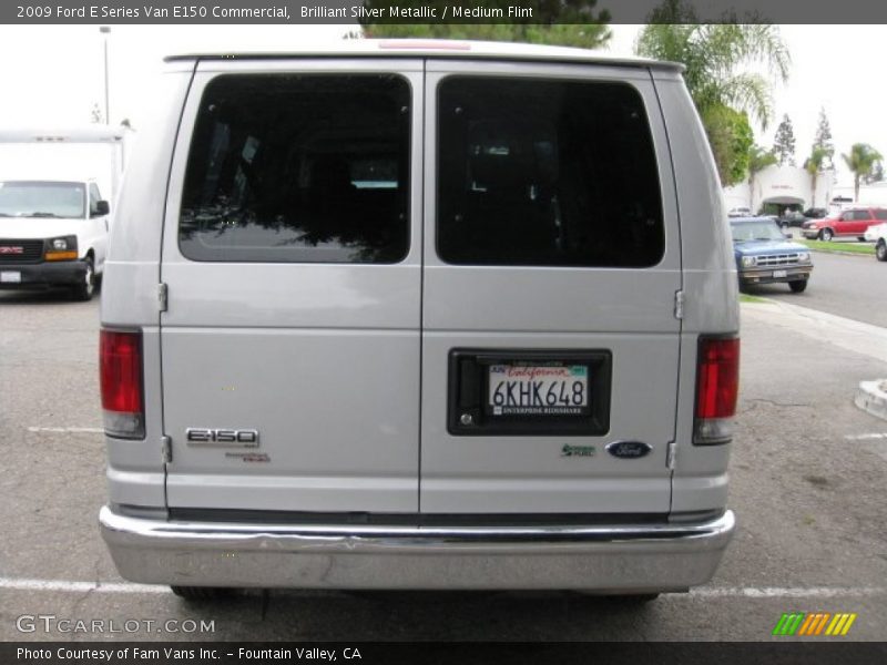Brilliant Silver Metallic / Medium Flint 2009 Ford E Series Van E150 Commercial