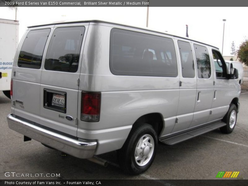 Brilliant Silver Metallic / Medium Flint 2009 Ford E Series Van E150 Commercial