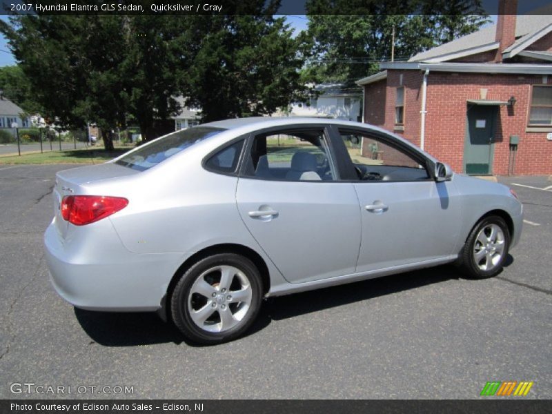 Quicksilver / Gray 2007 Hyundai Elantra GLS Sedan