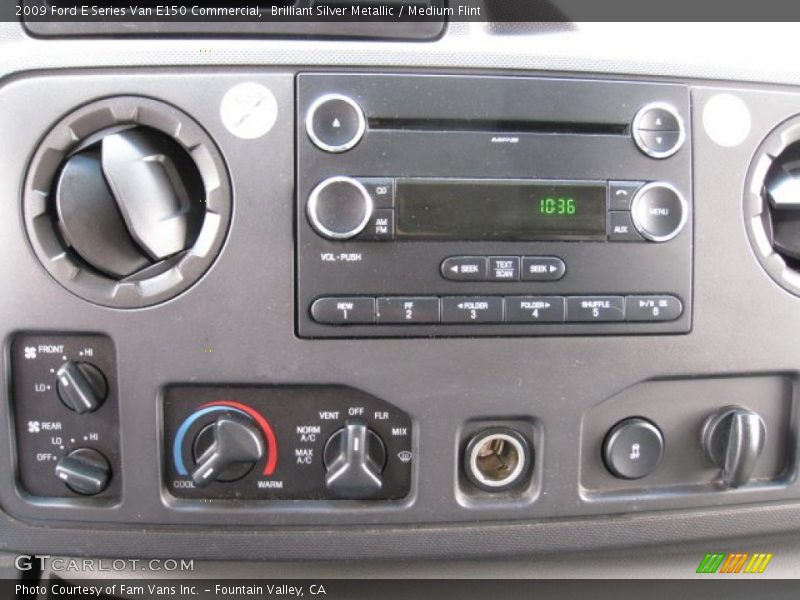Audio System of 2009 E Series Van E150 Commercial