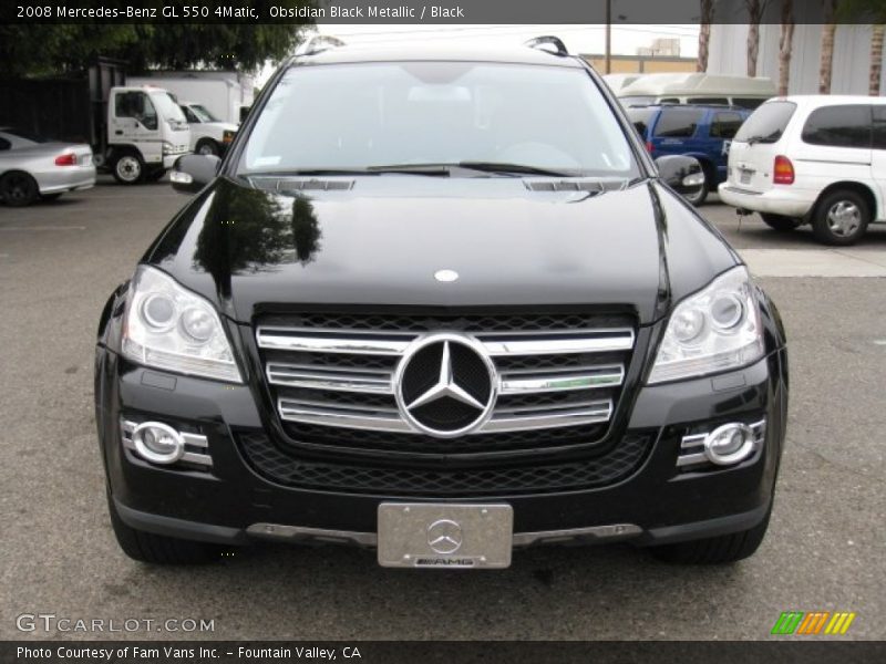 Obsidian Black Metallic / Black 2008 Mercedes-Benz GL 550 4Matic