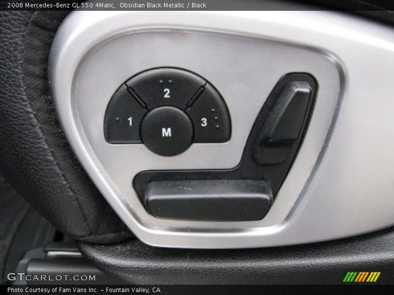 Obsidian Black Metallic / Black 2008 Mercedes-Benz GL 550 4Matic