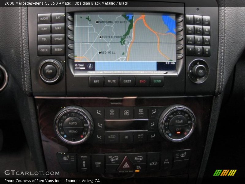 Obsidian Black Metallic / Black 2008 Mercedes-Benz GL 550 4Matic