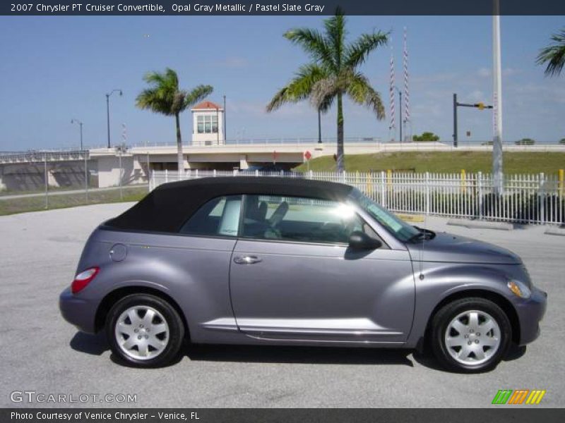 Opal Gray Metallic / Pastel Slate Gray 2007 Chrysler PT Cruiser Convertible
