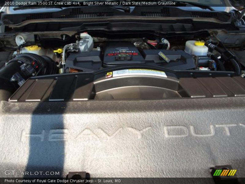 Bright Silver Metallic / Dark Slate/Medium Graystone 2010 Dodge Ram 3500 ST Crew Cab 4x4