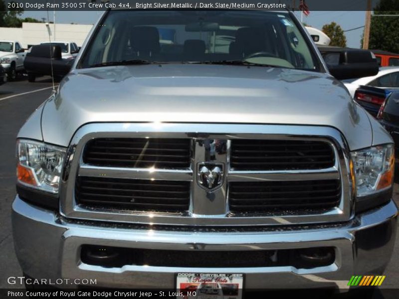 Bright Silver Metallic / Dark Slate/Medium Graystone 2010 Dodge Ram 3500 ST Crew Cab 4x4