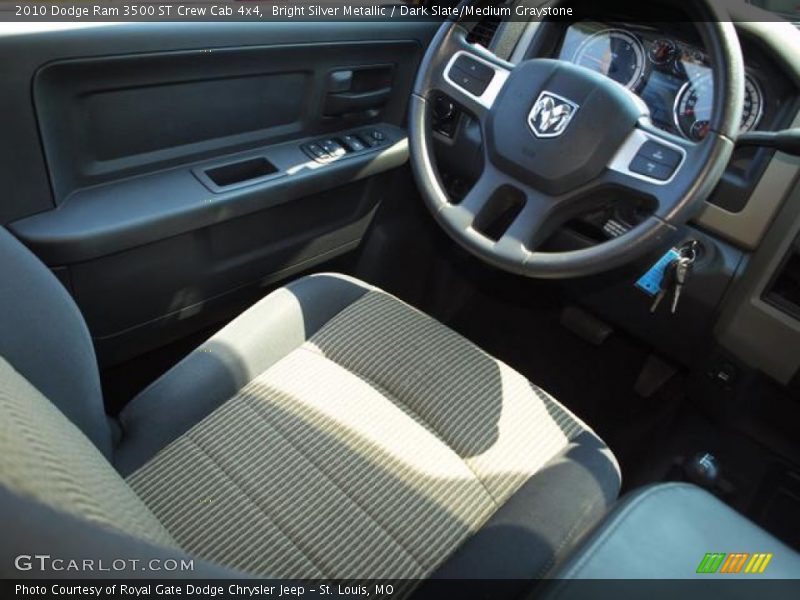 Bright Silver Metallic / Dark Slate/Medium Graystone 2010 Dodge Ram 3500 ST Crew Cab 4x4