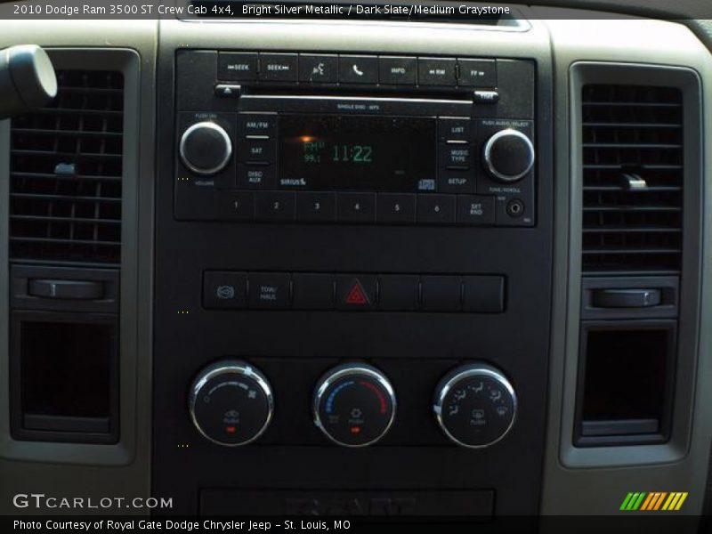 Bright Silver Metallic / Dark Slate/Medium Graystone 2010 Dodge Ram 3500 ST Crew Cab 4x4