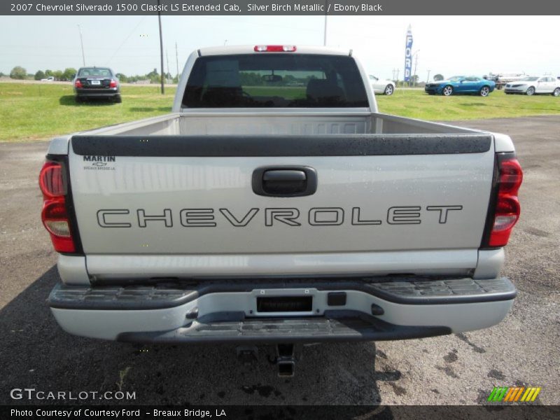 Silver Birch Metallic / Ebony Black 2007 Chevrolet Silverado 1500 Classic LS Extended Cab