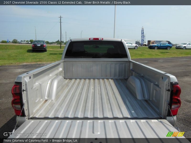 Silver Birch Metallic / Ebony Black 2007 Chevrolet Silverado 1500 Classic LS Extended Cab