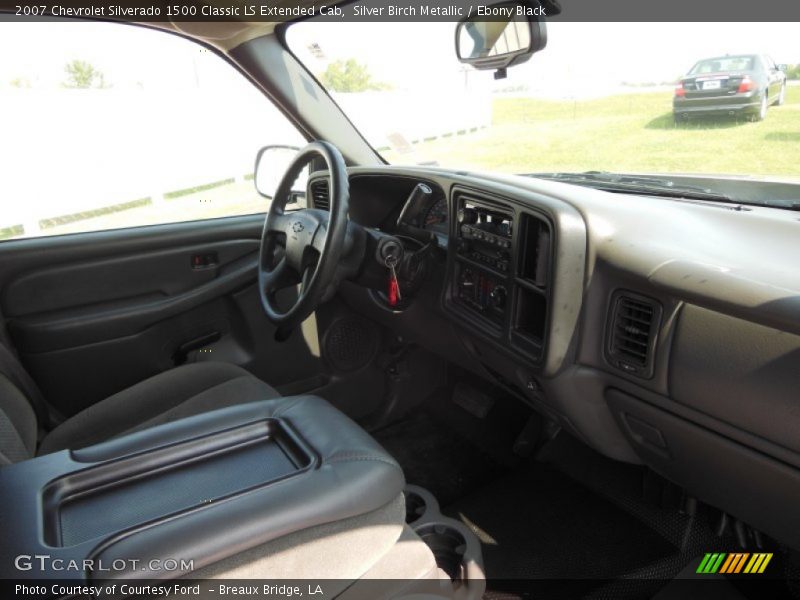 Silver Birch Metallic / Ebony Black 2007 Chevrolet Silverado 1500 Classic LS Extended Cab