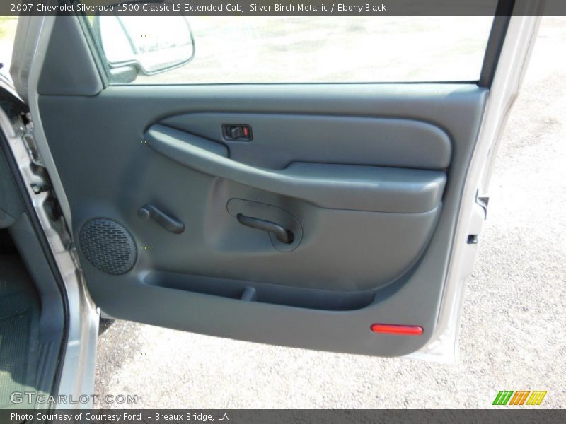 Silver Birch Metallic / Ebony Black 2007 Chevrolet Silverado 1500 Classic LS Extended Cab