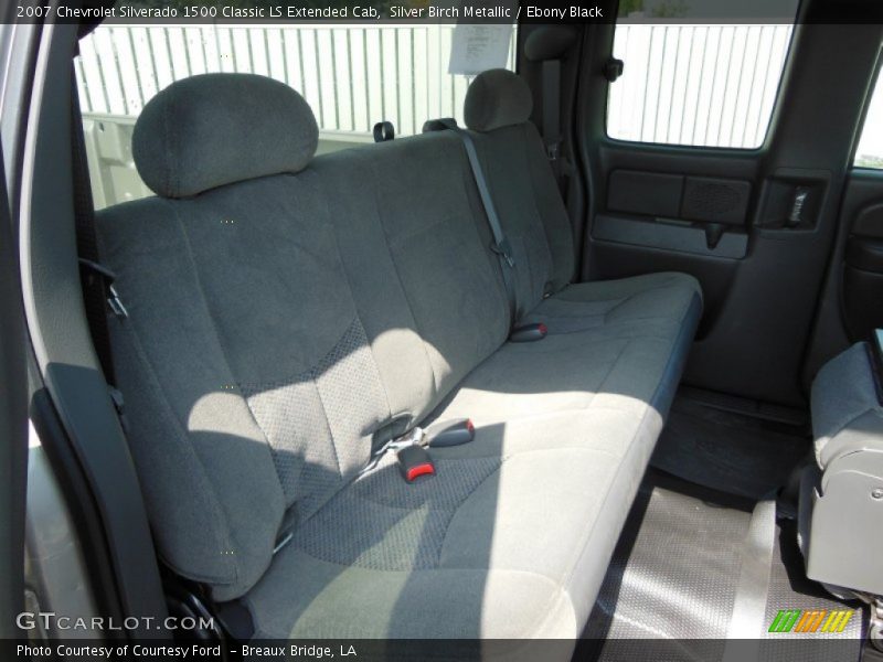 Silver Birch Metallic / Ebony Black 2007 Chevrolet Silverado 1500 Classic LS Extended Cab