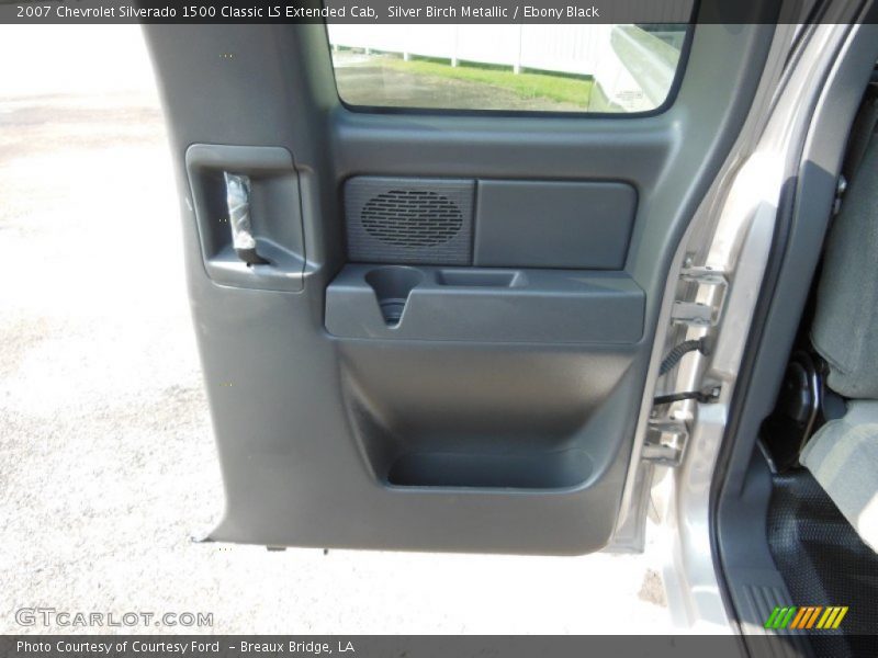 Silver Birch Metallic / Ebony Black 2007 Chevrolet Silverado 1500 Classic LS Extended Cab