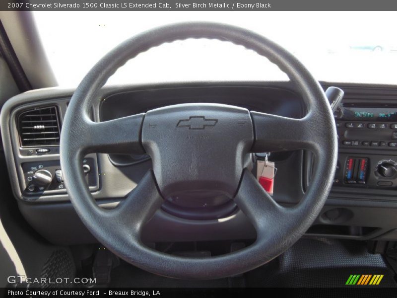 Silver Birch Metallic / Ebony Black 2007 Chevrolet Silverado 1500 Classic LS Extended Cab
