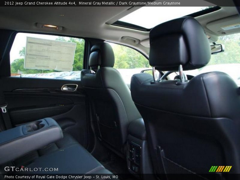 Mineral Gray Metallic / Dark Graystone/Medium Graystone 2012 Jeep Grand Cherokee Altitude 4x4