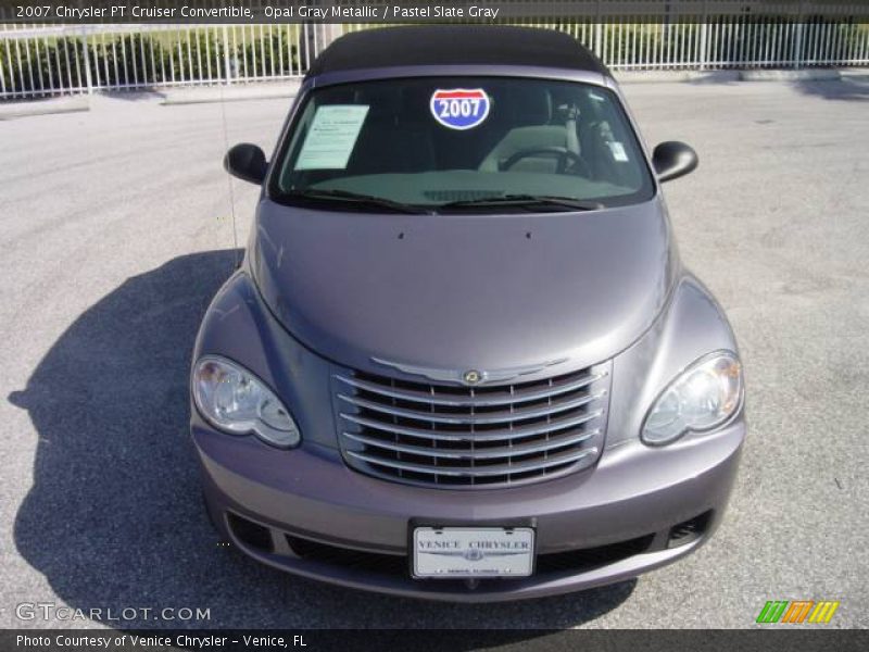 Opal Gray Metallic / Pastel Slate Gray 2007 Chrysler PT Cruiser Convertible