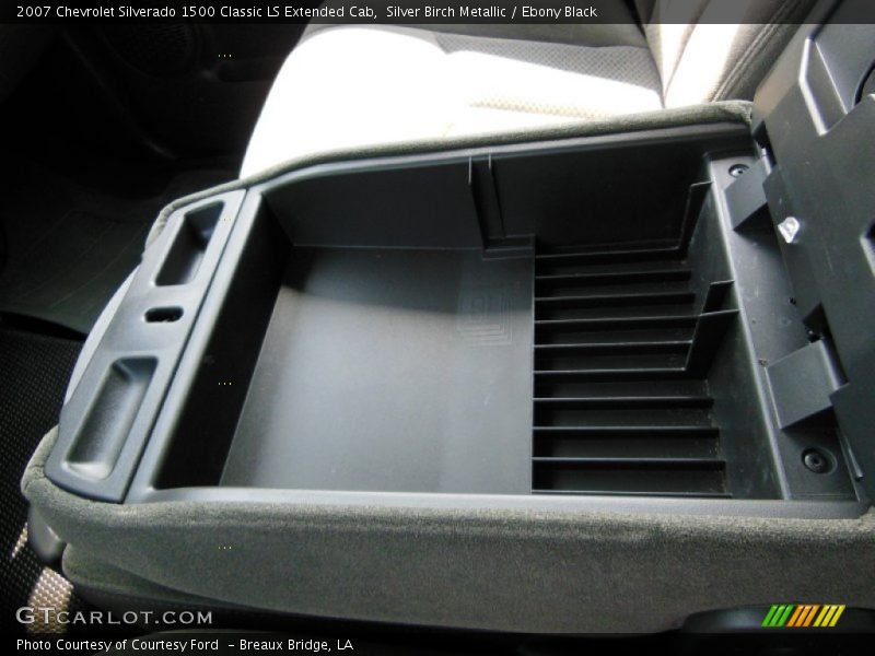 Silver Birch Metallic / Ebony Black 2007 Chevrolet Silverado 1500 Classic LS Extended Cab