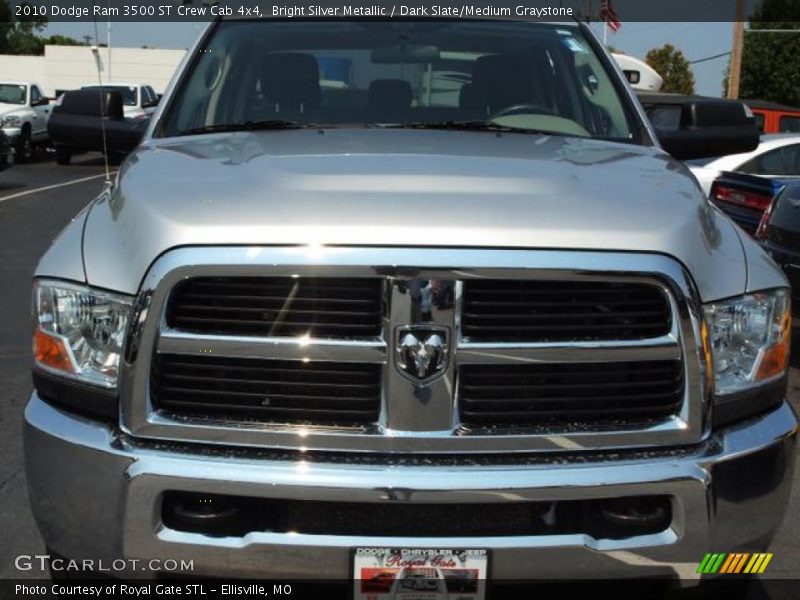 Bright Silver Metallic / Dark Slate/Medium Graystone 2010 Dodge Ram 3500 ST Crew Cab 4x4