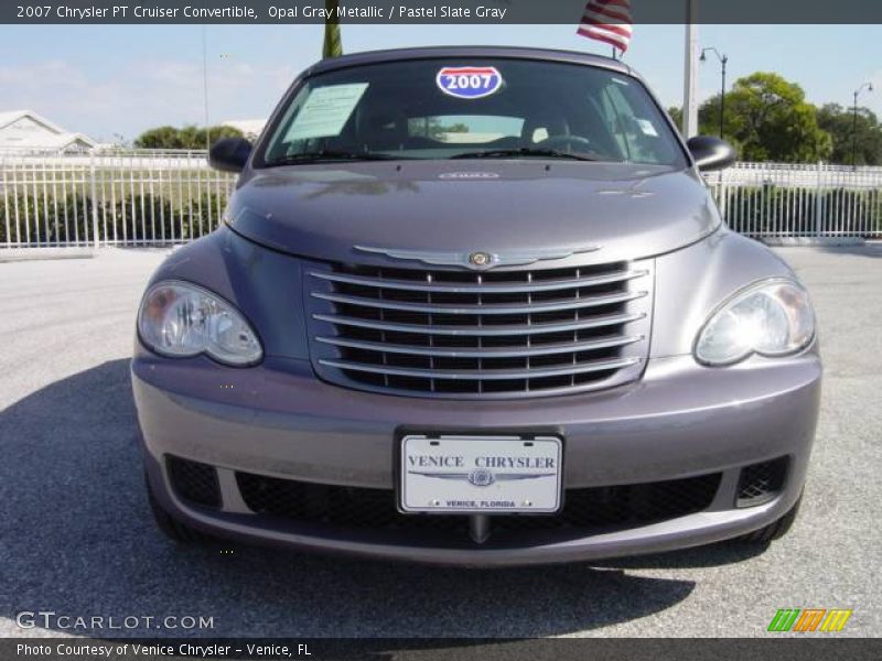 Opal Gray Metallic / Pastel Slate Gray 2007 Chrysler PT Cruiser Convertible
