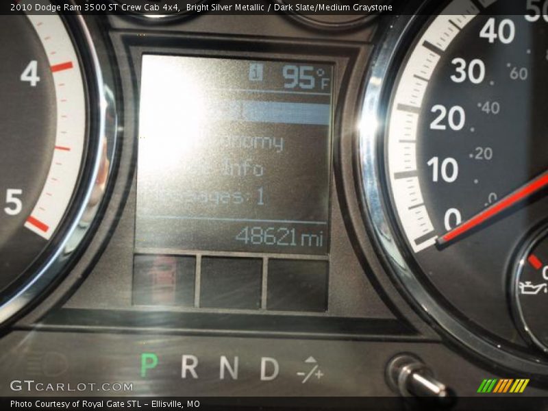 Bright Silver Metallic / Dark Slate/Medium Graystone 2010 Dodge Ram 3500 ST Crew Cab 4x4