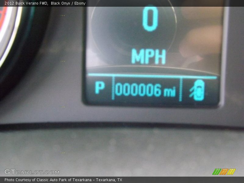 Black Onyx / Ebony 2012 Buick Verano FWD