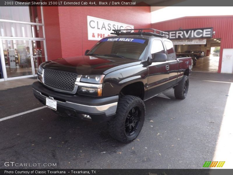 Black / Dark Charcoal 2003 Chevrolet Silverado 1500 LT Extended Cab 4x4