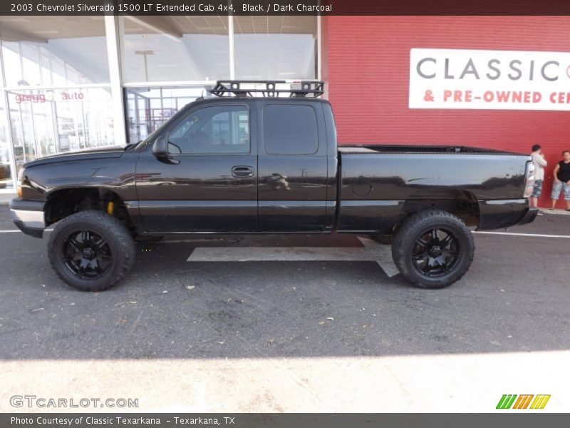 Black / Dark Charcoal 2003 Chevrolet Silverado 1500 LT Extended Cab 4x4
