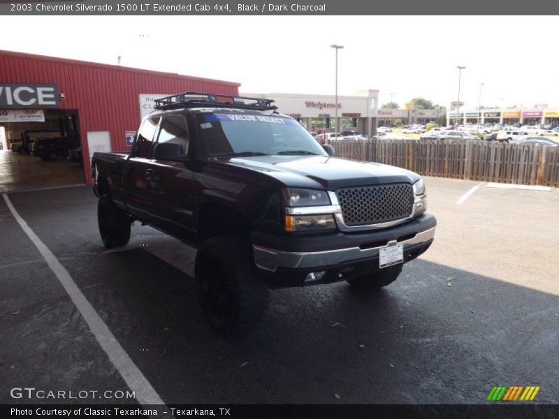 Black / Dark Charcoal 2003 Chevrolet Silverado 1500 LT Extended Cab 4x4