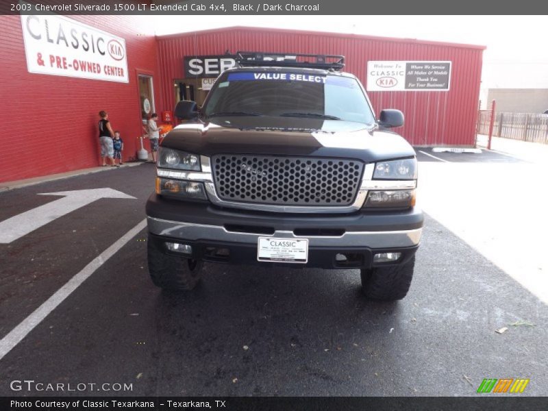 Black / Dark Charcoal 2003 Chevrolet Silverado 1500 LT Extended Cab 4x4