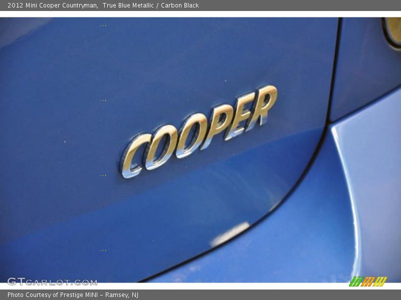 True Blue Metallic / Carbon Black 2012 Mini Cooper Countryman