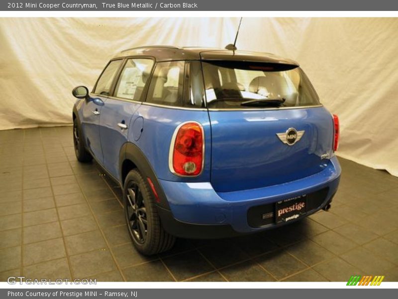 True Blue Metallic / Carbon Black 2012 Mini Cooper Countryman