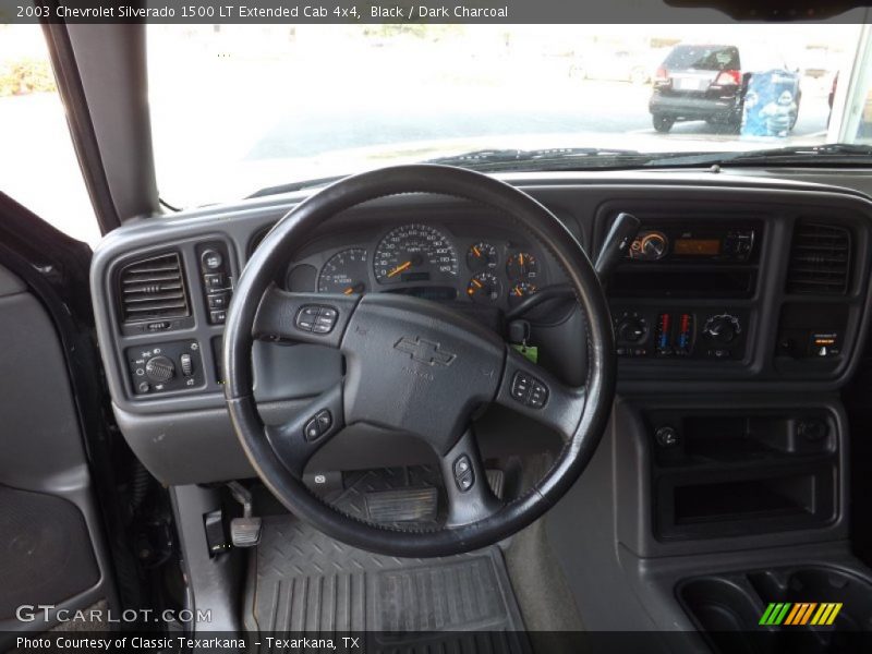 Black / Dark Charcoal 2003 Chevrolet Silverado 1500 LT Extended Cab 4x4