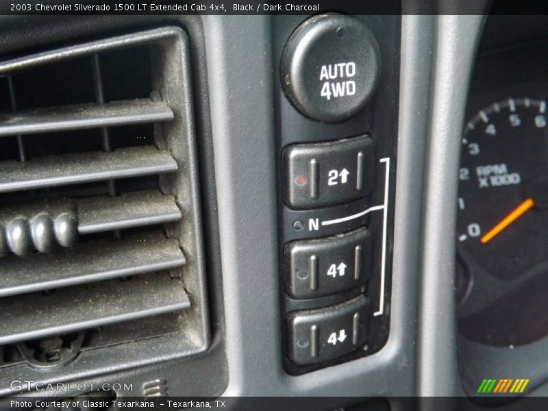 Black / Dark Charcoal 2003 Chevrolet Silverado 1500 LT Extended Cab 4x4