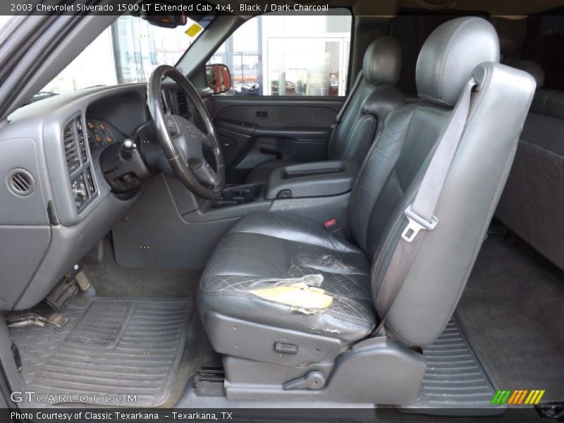 Black / Dark Charcoal 2003 Chevrolet Silverado 1500 LT Extended Cab 4x4