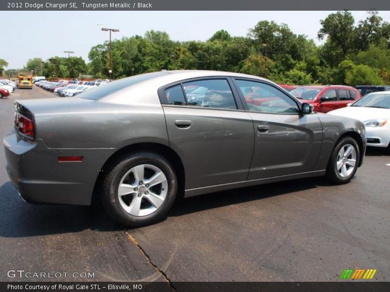 Tungsten Metallic / Black 2012 Dodge Charger SE