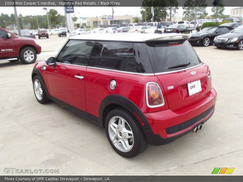 Nightfire Red Metallic / Black/Grey 2009 Mini Cooper S Hardtop